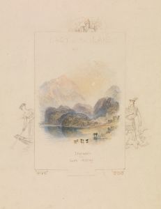 Design for an Illustration for Walter Scott’s ‘Lady of the Lake’, Loch Achray