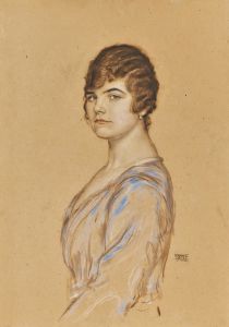 Girl in a Blue Dress