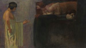 Oedipus solves the mystery of the Sphinx