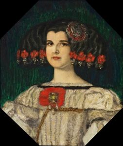 Meine Tochter Mary im Velázquez-Kostüm