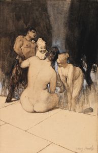 Satyr mit Nymphen und Kind
