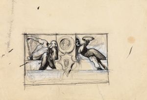Entwurf für eine Allegorie der Goldschmiedekunst