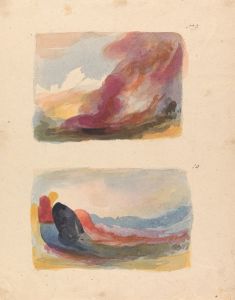 Landscape – Color Wash, Titian ; Landscape – color wash, Rubens