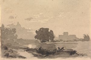 Landscape with Castle in Background