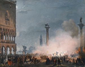 Venedi Piazzetta bei Nacht