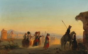 Rome, The Via Appia At Dawn