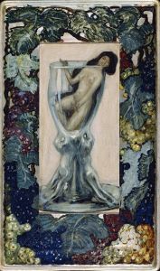 Mädchen im Glas