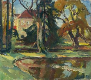 Park von Schloss Fußberg in Gauting