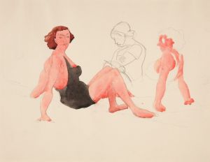 Three Women On the Beach, Provincetown