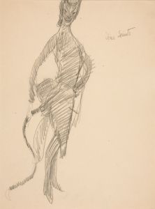 Costume Drawing; Devil As Lady