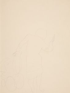 Woman Pushing Carriage