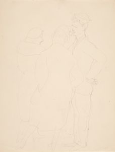 Woman with Two Sailors