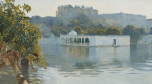 Lake At Oodeypore, India