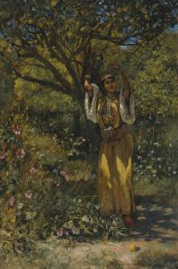 In the garden