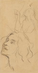 Etude d’une femme en buste et d’un visage de femme