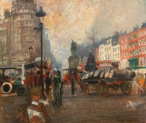 Knightsbridge Seen From Sloane Street, December 1913