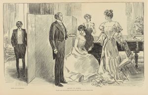 Advice to bores, follow your card upstairs