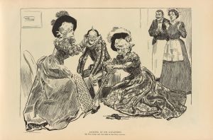 Assisted by his daughters