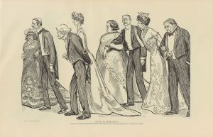 Study in expression, while the hostess whispers to Jones