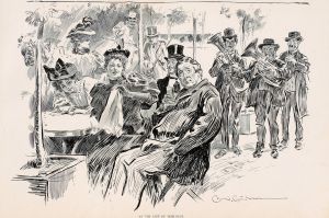 At the Cafe de Horlogue