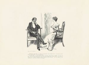 Enthusiastic Young Miss; To think of your being a literary man!