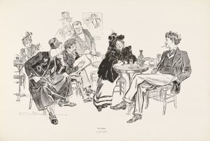 In Paris – A Cafe Artist