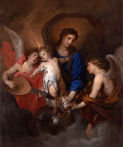 Virgin and Child with Music-Making Angels