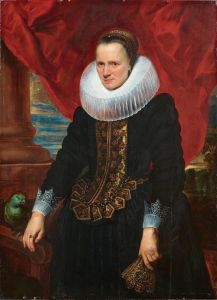 Portrait Of A Noblewoman With A Parrot