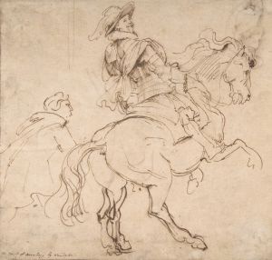 Study for an Equestrian Portrait, Possibly that of Albert de Ligne, Count of Arenberg