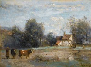 Luzancy, Petites Maisons De Paysans Au Bord De L’eau