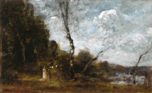 Three Peasant Women By A Wood