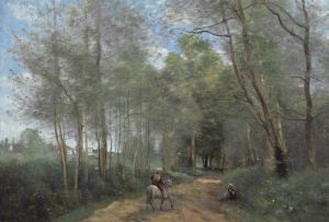 Ville D’avray – Le Cavalier À La Entrée Du Bois