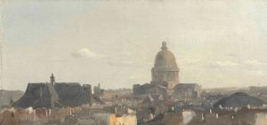 Vue Du Panthéon À Paris