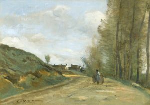 La Route De Gouvieux, Près De Chantilly