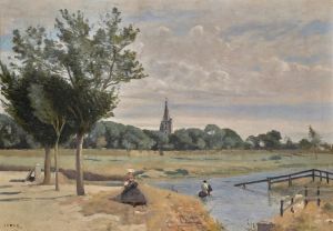 La Rochelle; L’Abreuvoir, Vue Prise Près Des Remparts, Avec La Tour De La Lanterne
