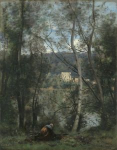 A Woman Gathering Faggots at Ville-d’Avray