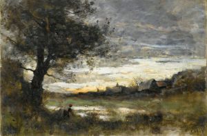 Landscape At Sunset