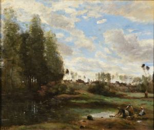Laveuses au bord de l’eau