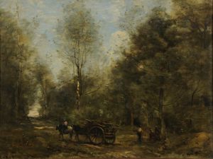 Une allée dans les bois de Wagnonville
