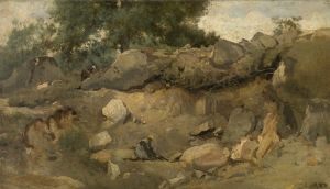 The Quarry of Chaise-Marie at Fontainebleau