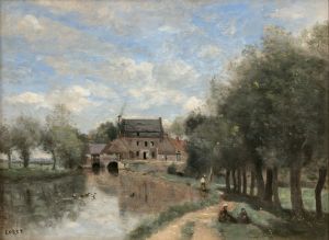 Arleux-du-Nord; le Moulin Drocourt sur la Sensée