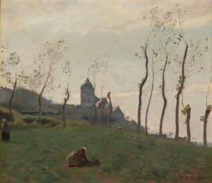 Le Tréport – Un pré et l’église