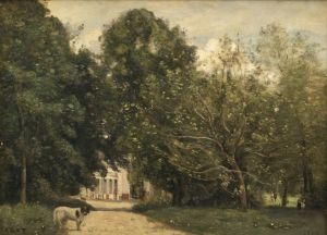 The Entrance to M. Dubuisson’s Villa at Brunoy