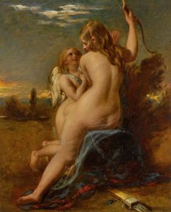 Venus Relieving Cupid Of His Bow