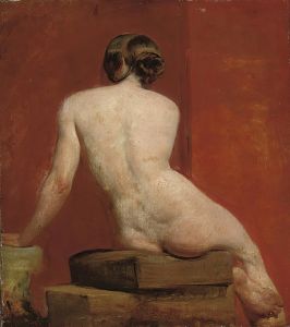 Seated female nude