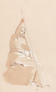 Seated Youth with a Staff