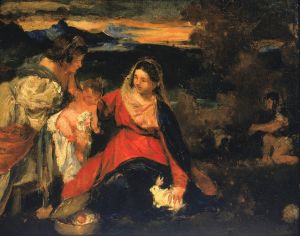 After Titian’s ‘Madonna of the Rabbit’