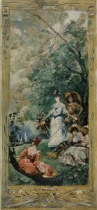 Fête champêtre aux environs de Paris