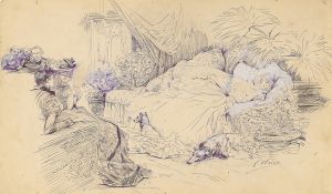 Scenes of Sarah Bernhardt’s life