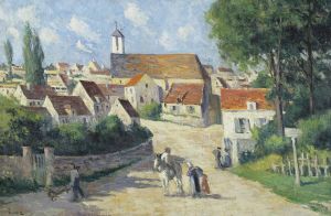 Guernes, La Rue De Village